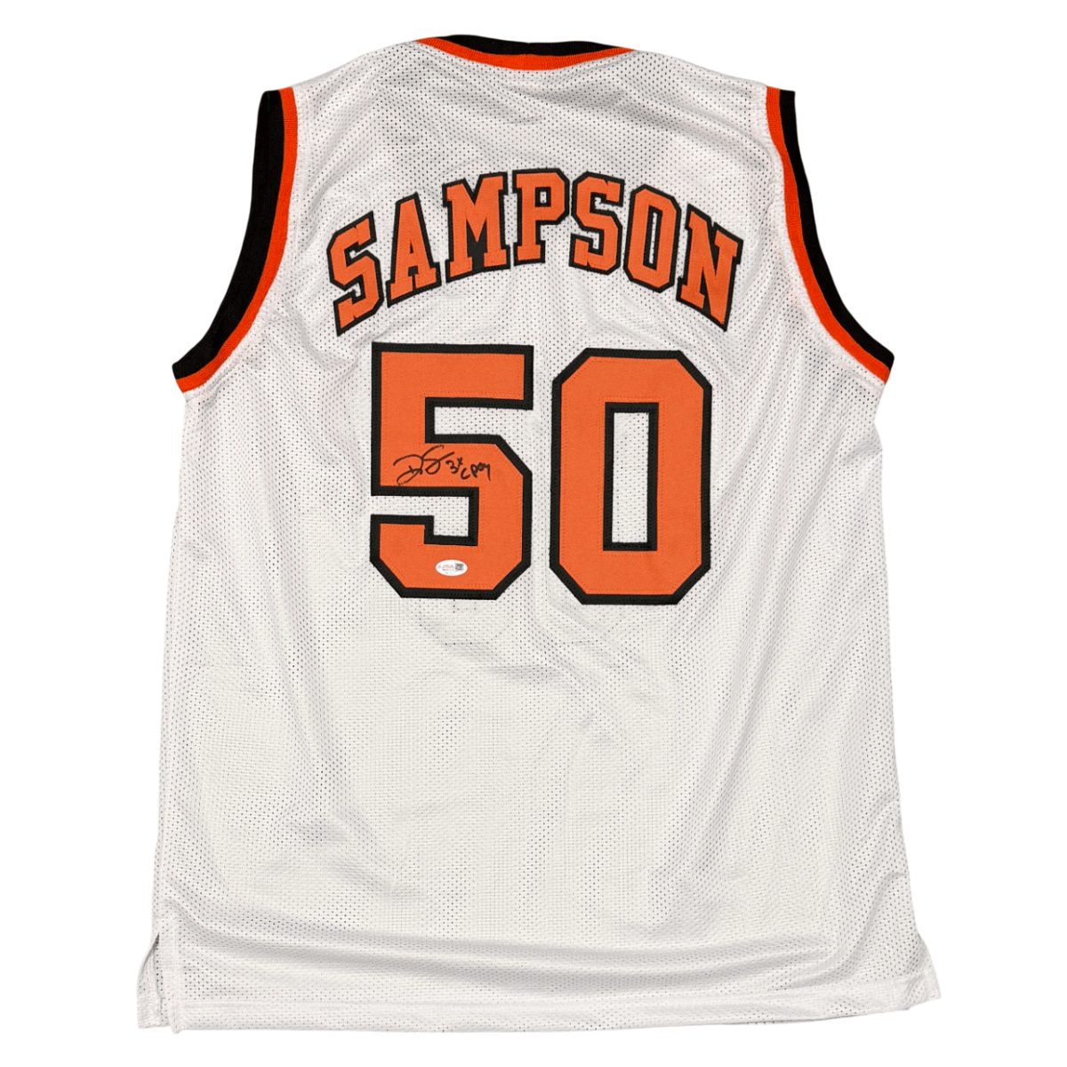 Ralph Sampson Signed Virginia Cavaliers Custom Jersey w/ 3x CPOY JSA Witness COA