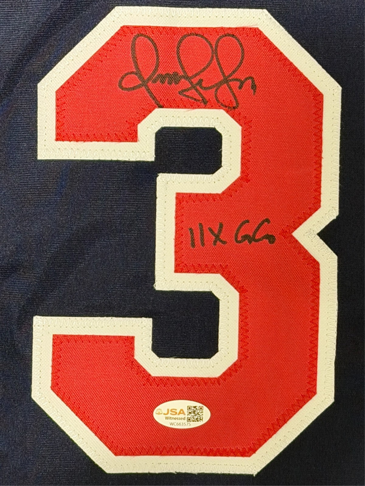 Omar Vizquel Signed Cleveland Indians Custom Jersey w/ 11x GG JSA Witness COA
