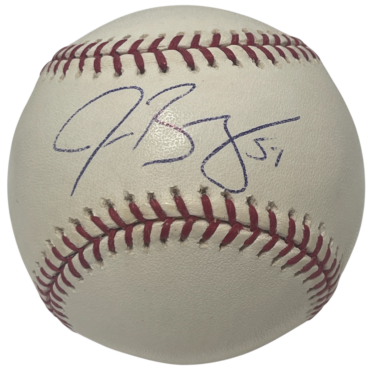 Jason Bergmann Signed Autographed ROMLB Baseball Washington Nationals LSCM COA
