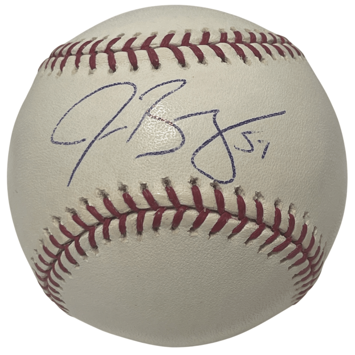 Jason Bergmann Signed Autographed ROMLB Baseball Washington Nationals LSCM COA