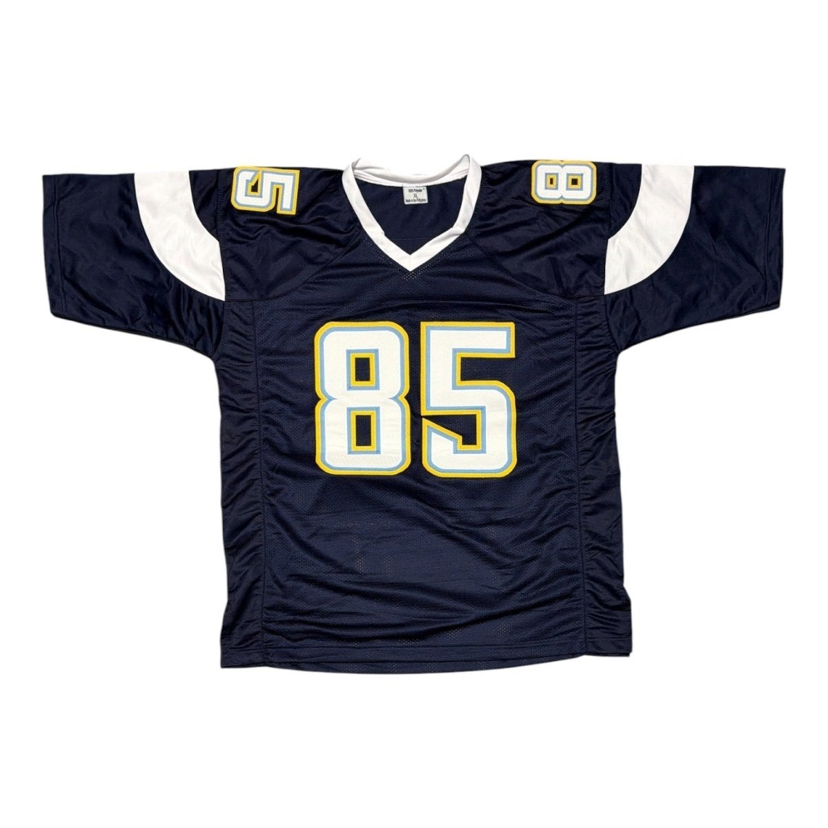 Antonio Gates Signed San Diego Chargers Custom Jersey Beckett Witness BAS COA