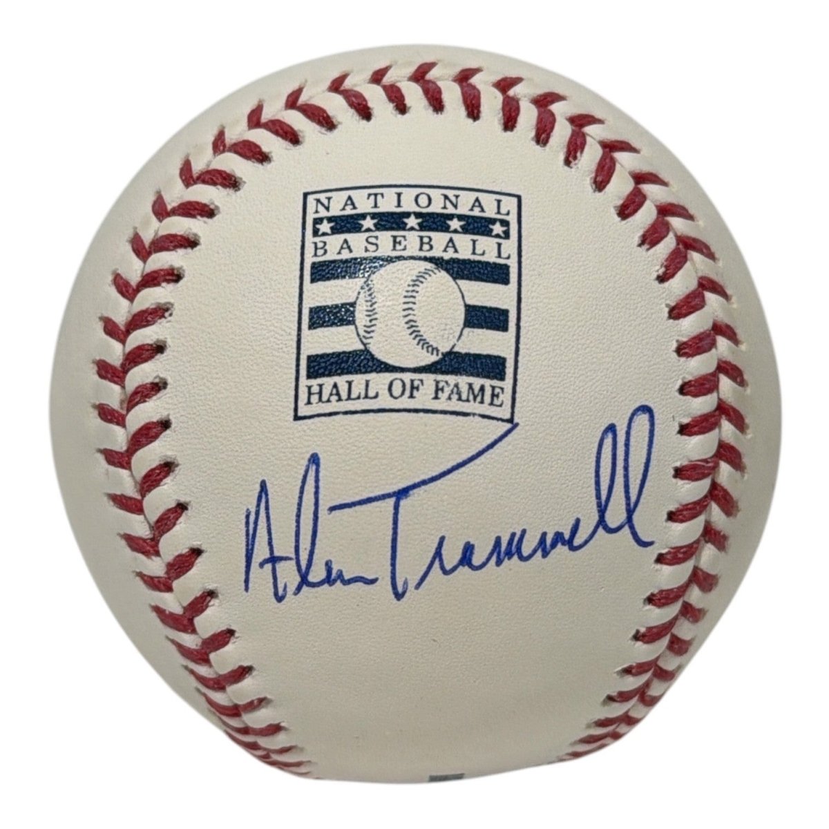 Alan Trammell Signed Autographed Hall of Fame HOF Logo Baseball JSA Witness COA