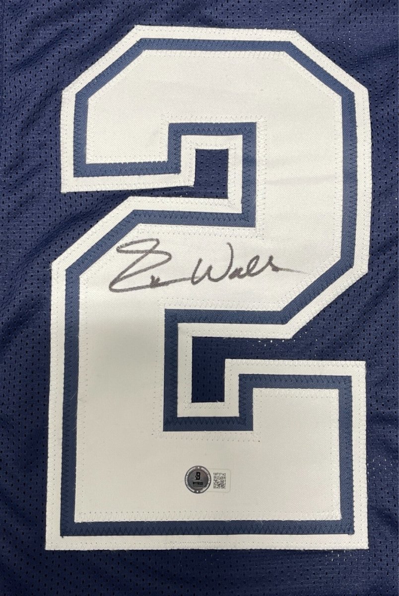 Everson Walls Signed Dallas Cowboys Custom Jersey Beckett Witness BAS COA