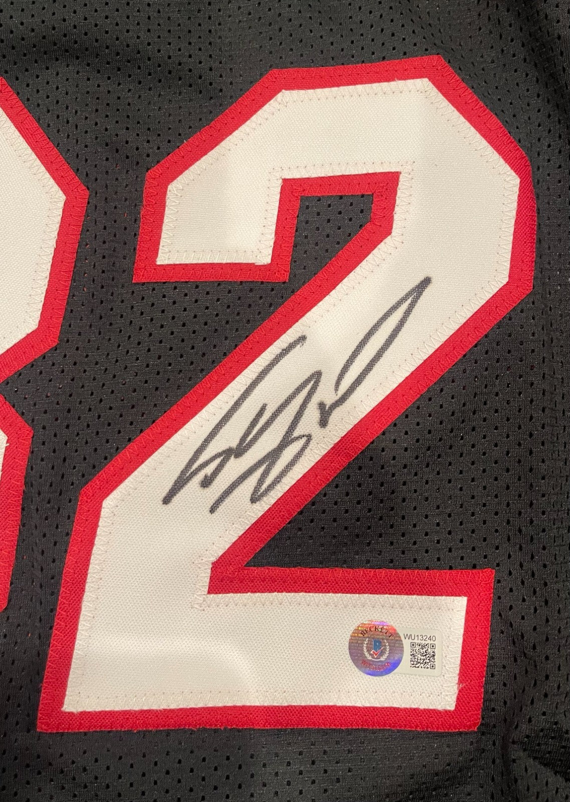 Shaquille O'Neal Signed Diesel Miami Custom Jersey Beckett Witness BAS COA