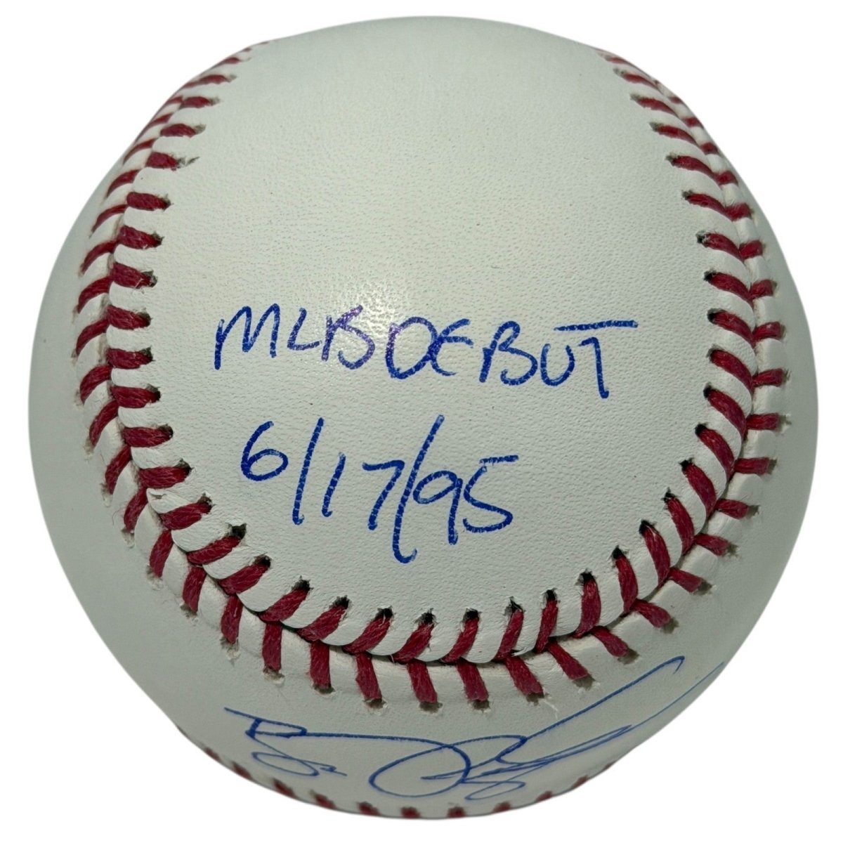 Bill Pulsipher Signed ROMLB Baseball w/ MLB Debut + Generation K Beckett BAS COA