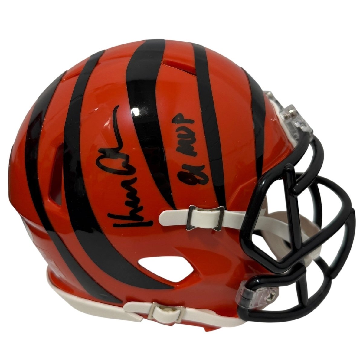 Ken Anderson Signed Cincinnati Bengals Speed Mini Helmet 81 MVP JSA Witness COA