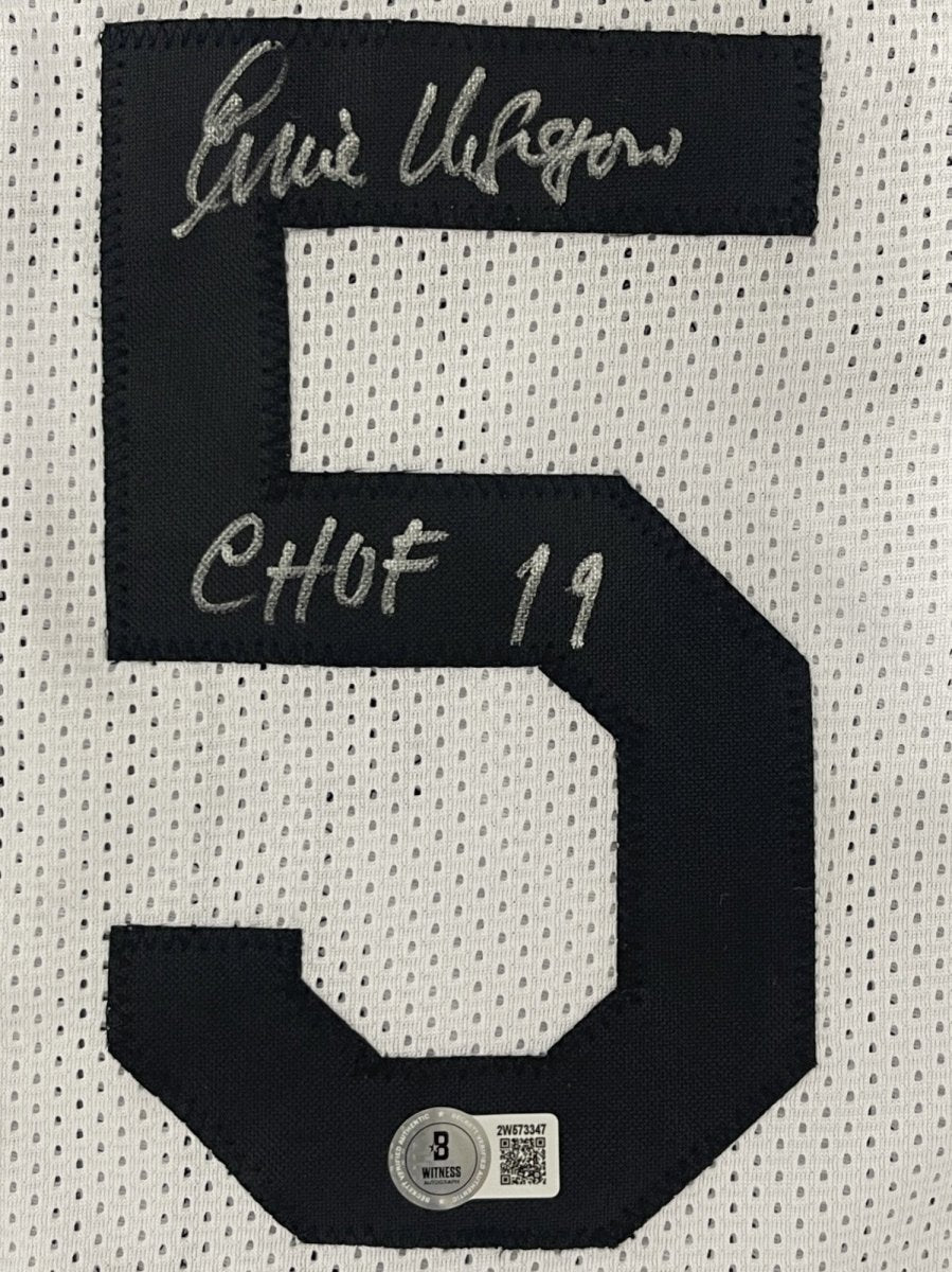 Ernie DiGregorio Signed Providence Custom Jersey w/ C HOF 19 Beckett BAS W COA