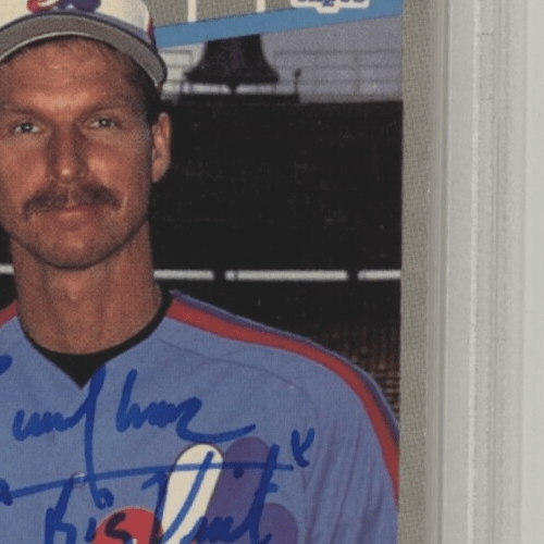 Randy Johnson 1989 Fleer #381 Marlboro Green RC w/ Insc Signed PSA DNA 10 Auto