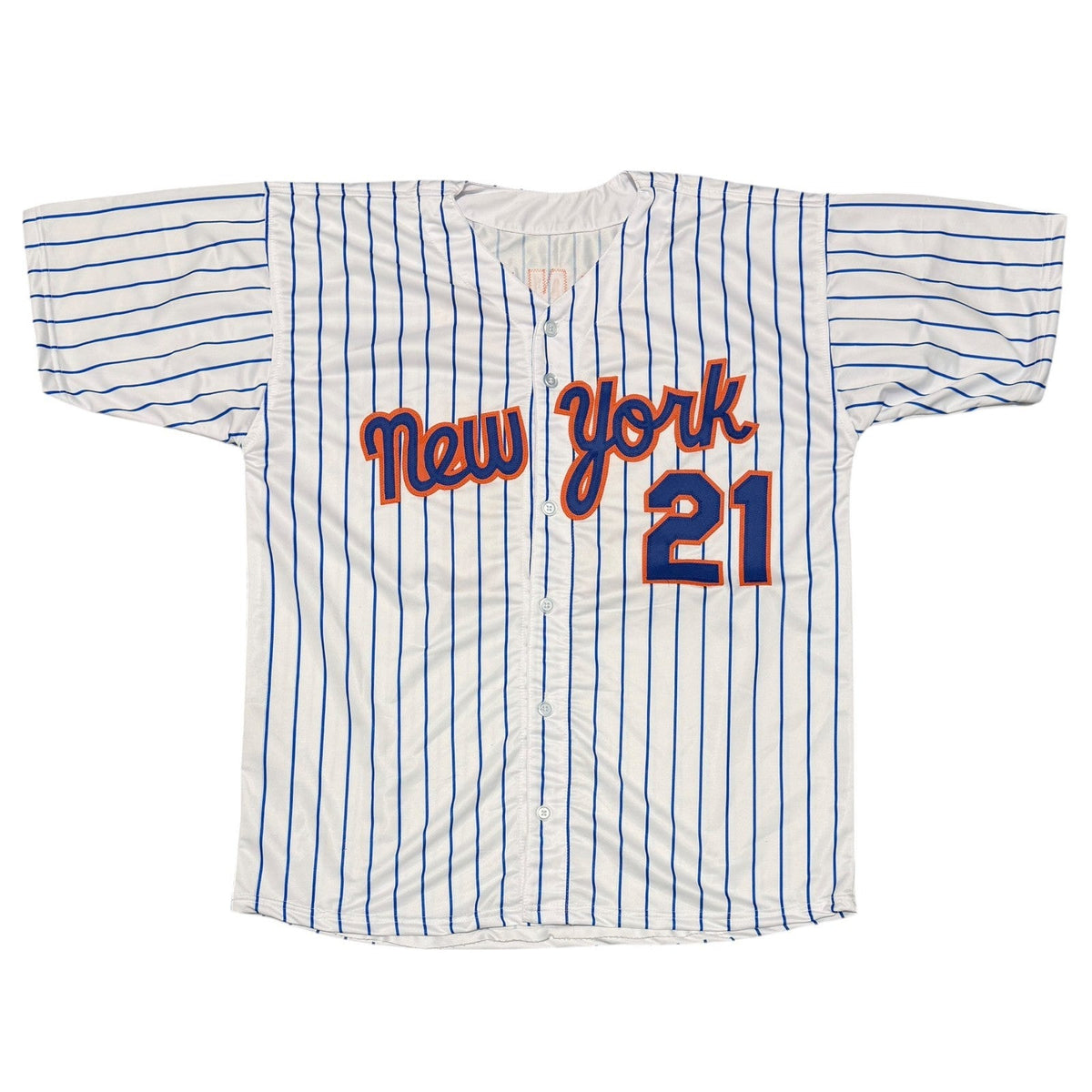 Cleon Jones Signed New York Mets Custom Jersey w/ Last Out &amp; 69 WSC JSA Wit COA