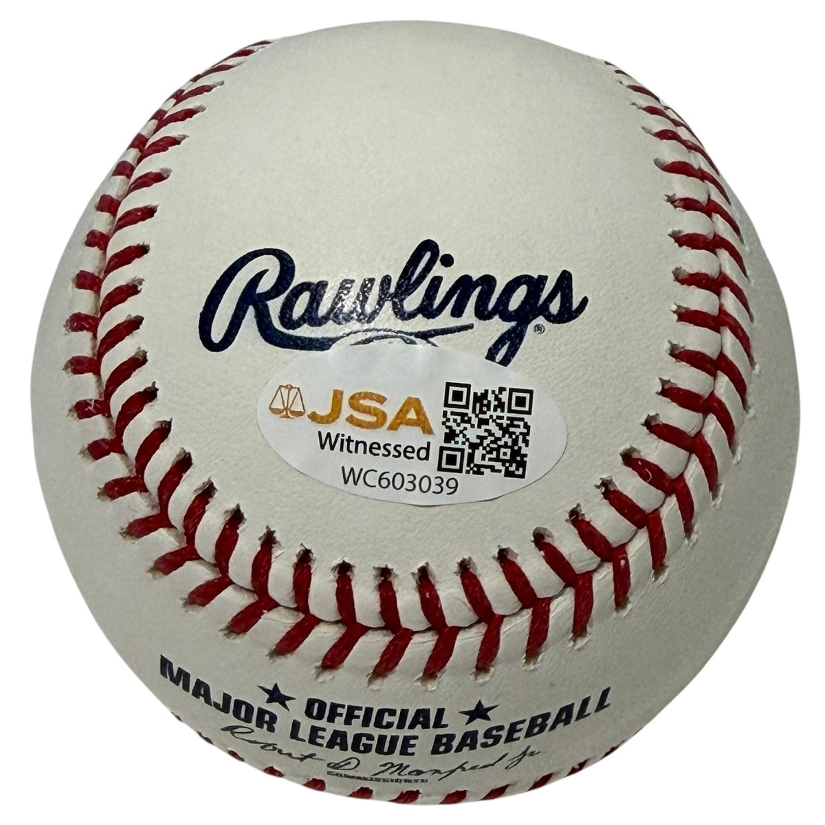 Rafael Santana Signed ROMLB Baseball w/ 86 WS Champs Insc JSA Witness COA