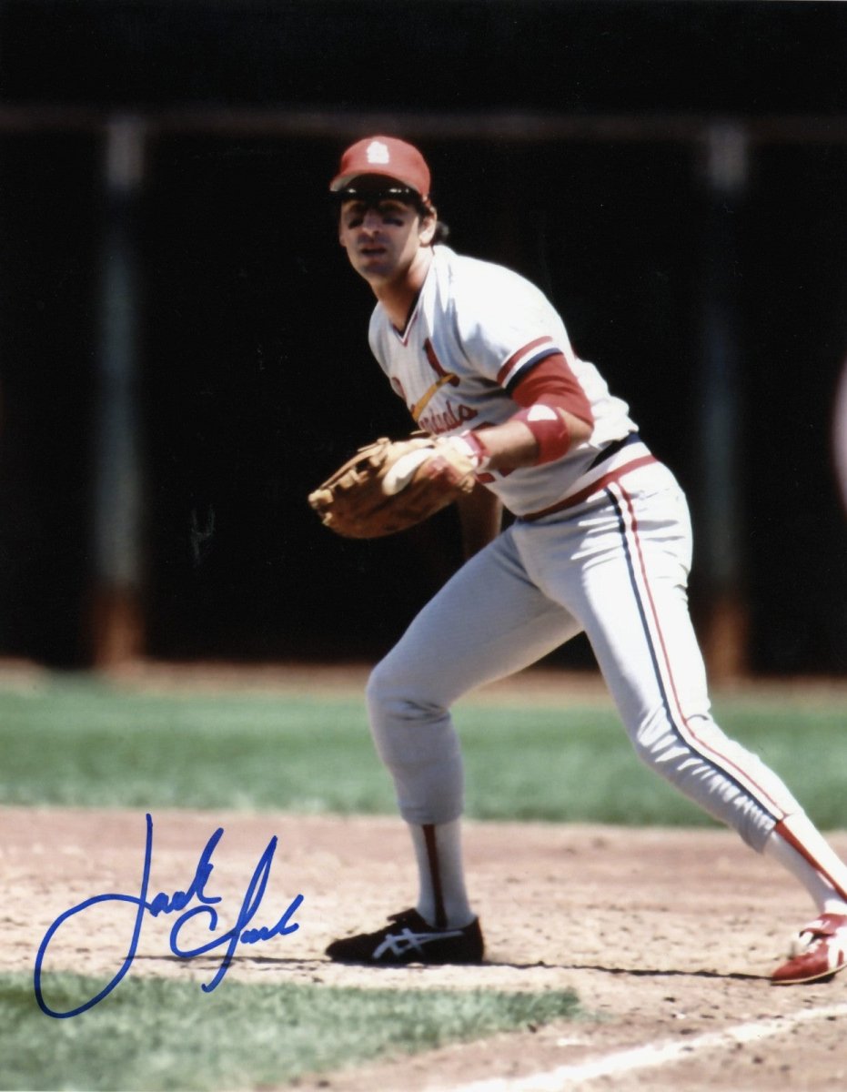 Jack Clark Signed Autographed St. Louis Cardinals 8x10 Photo LSCM COA #3