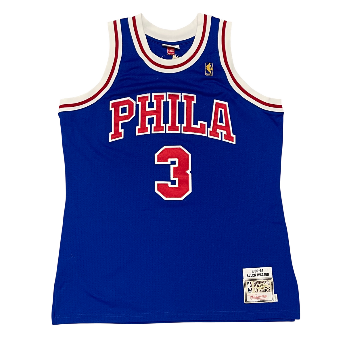 Allen Iverson Signed Philadelphia 76ers 96-97 Mitchell &amp; Ness M&amp;N Jersey UDA COA