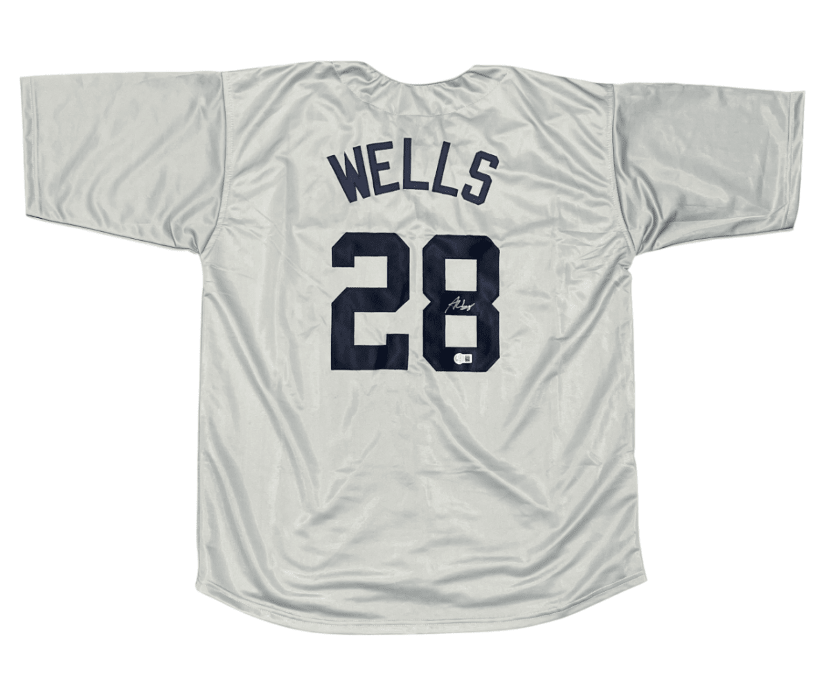 Austin Wells Signed New York Yankees Custom Jersey Beckett Witness BAS COA
