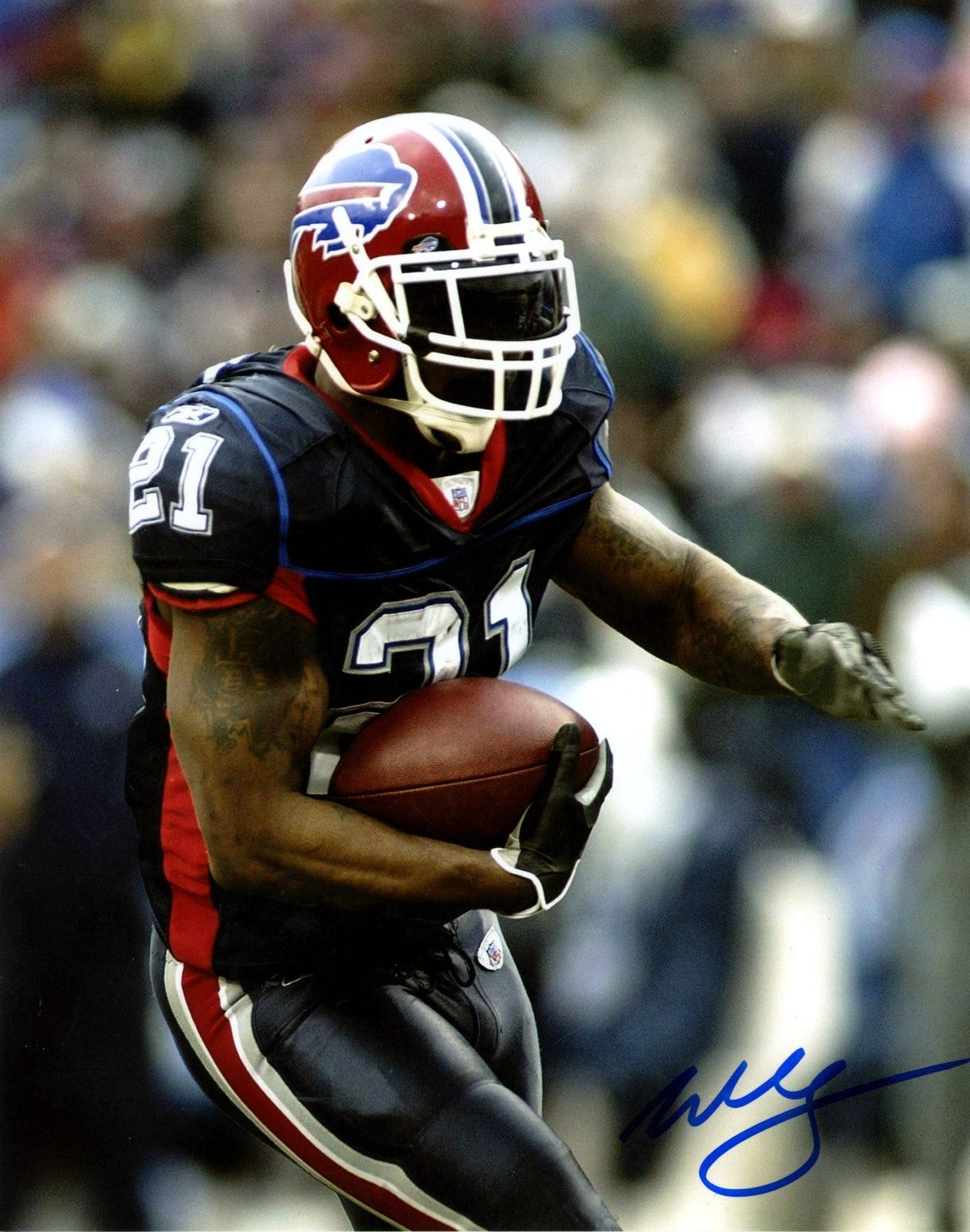 Willis McGahee Signed Autographed Buffalo Bills 8x10 Photo LSCM COA #7