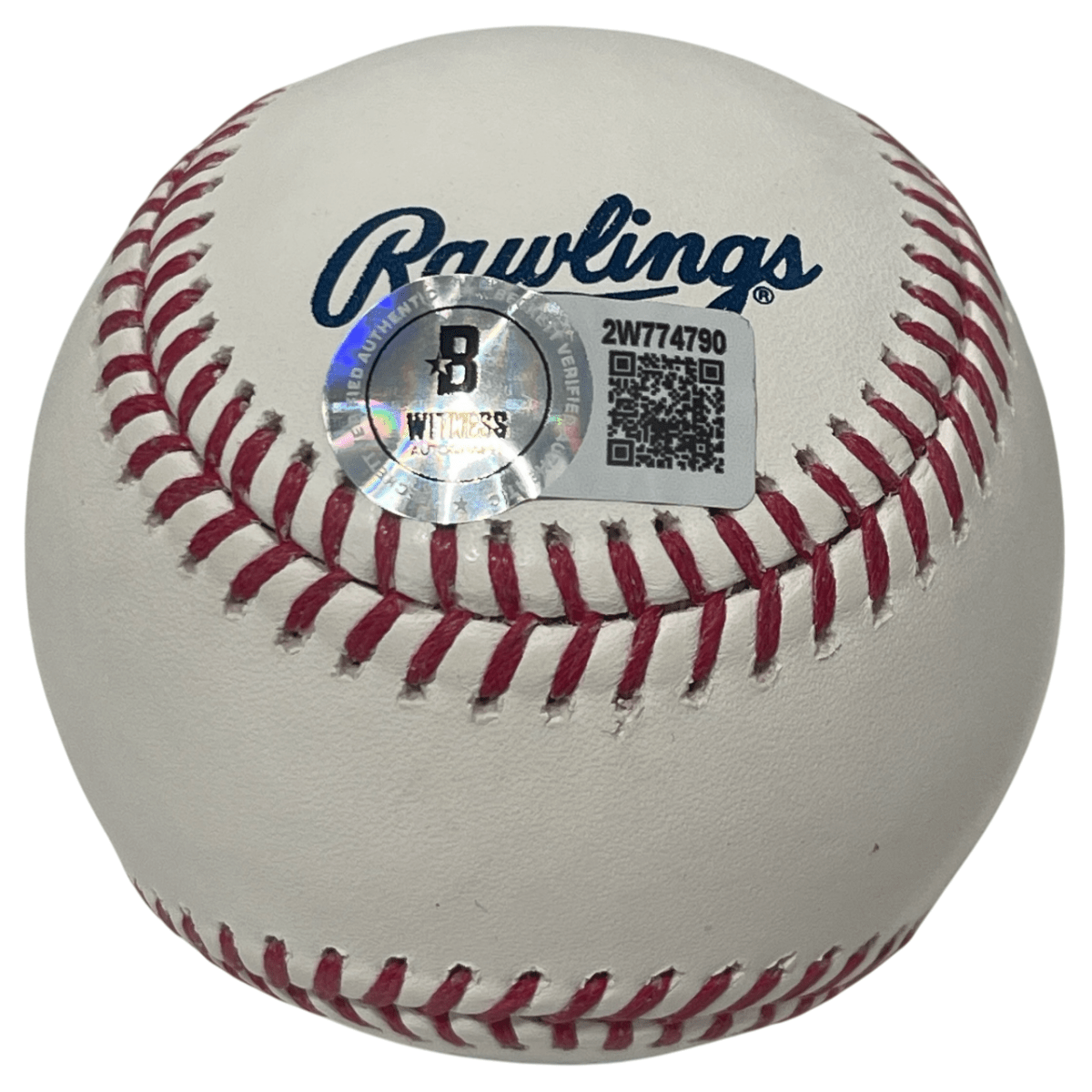 Lee Smith Signed HOF ROMLB Baseball w/ HOF 2019 Beckett Witness BAS COA