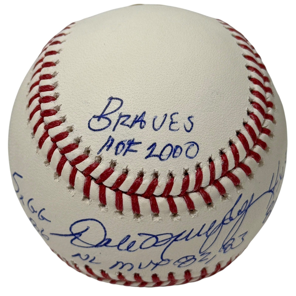 Dale Murphy Signed Autographed ROMLB Baseball w/ 5 Insc JSA COA Atlanta Braves