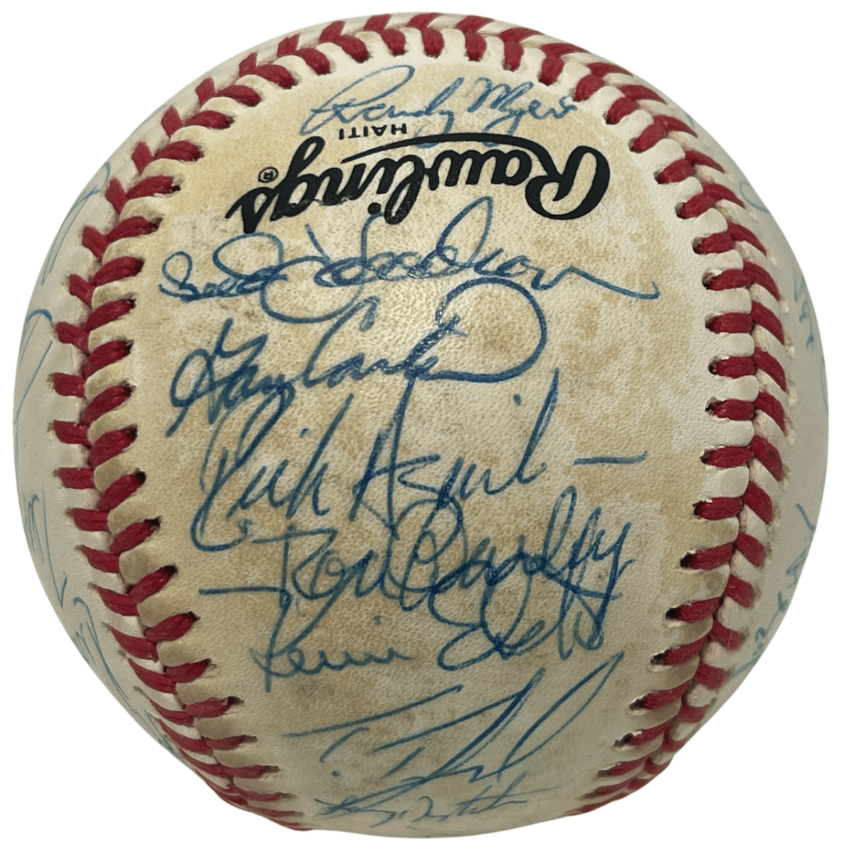 1987 New York Mets Team Signed Autographed ONL National League Baseball JSA LOA