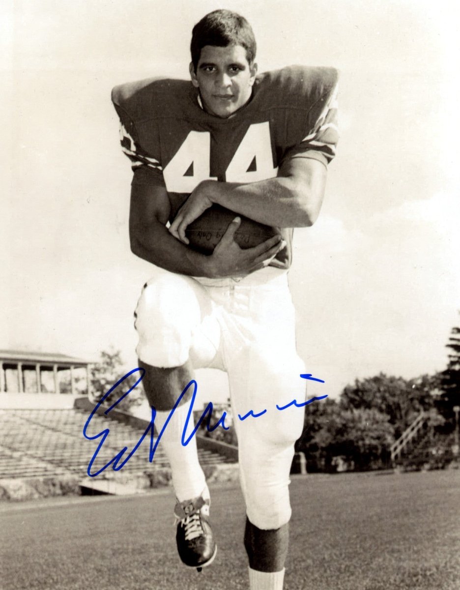 Ed Marinaro Signed Autographed Cornell Big Red 8x10 Photo LSCM COA