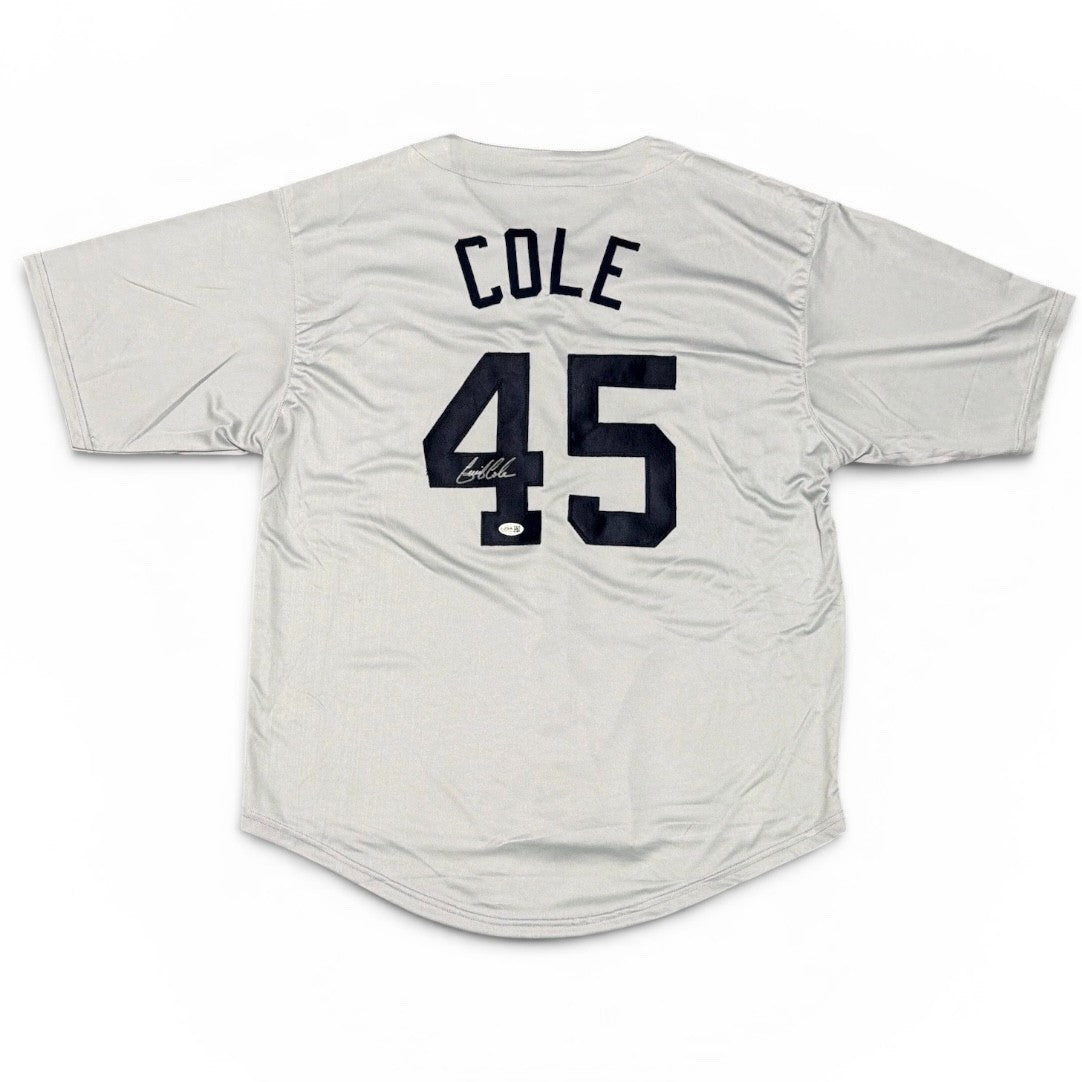 Gerrit Cole Signed Autographed New York Yankees Custom Jersey JSA COA