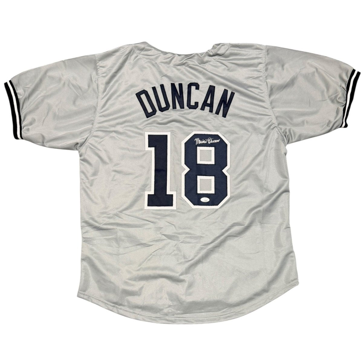 Mariano Duncan Signed Autographed New York Yankees Custom Jersey JSA COA