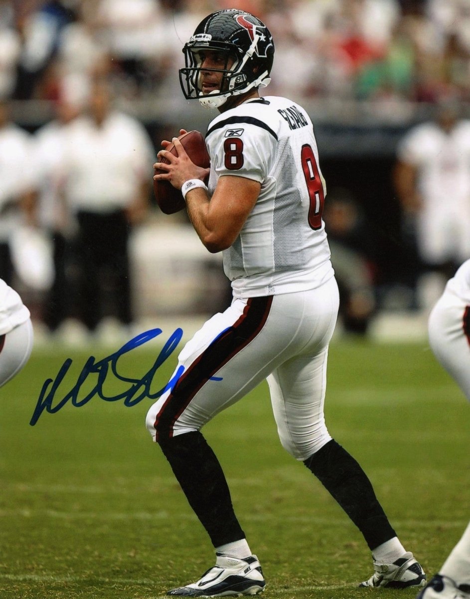 Matt Schaub Signed Autographed Houston Texans 8x10 Photo LSCM COA #2