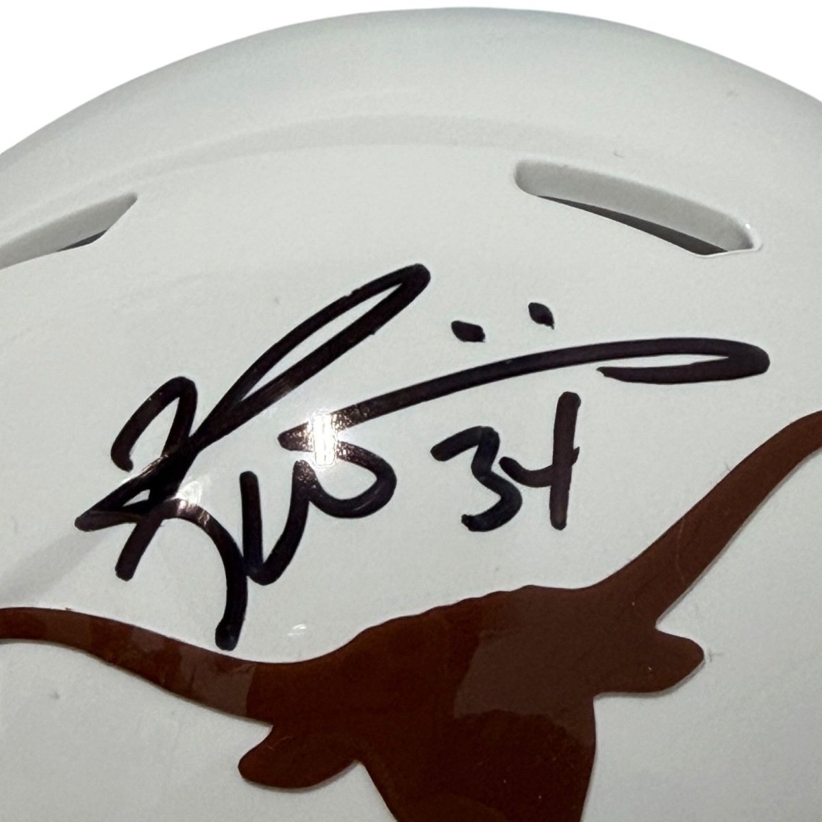 Ricky Williams Signed Texas Longhorns Speed Mini Helmet JSA Witness COA
