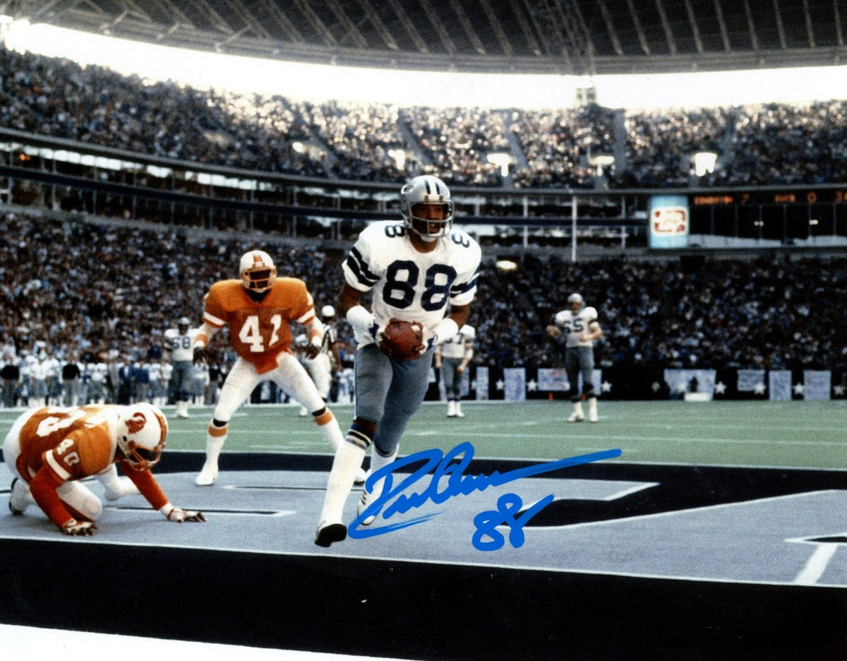 Drew Pearson Signed Autographed Dallas Cowboys 8x10 Photo LSCM COA #2