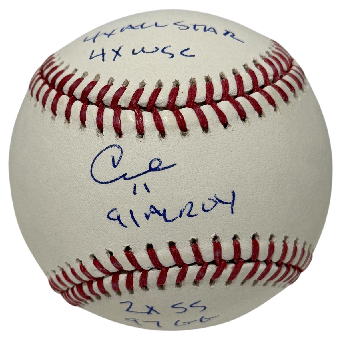 Chuck Knoblauch Signed Autographed ROMLB Baseball w/ 5 Insc. JSA Witness COA