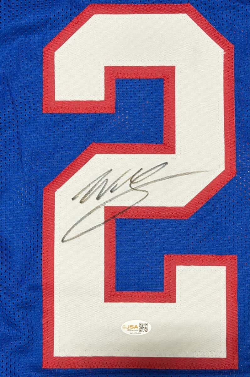 Willis McGahee Signed Autographed Buffalo Bills Custom Jersey JSA Witness COA