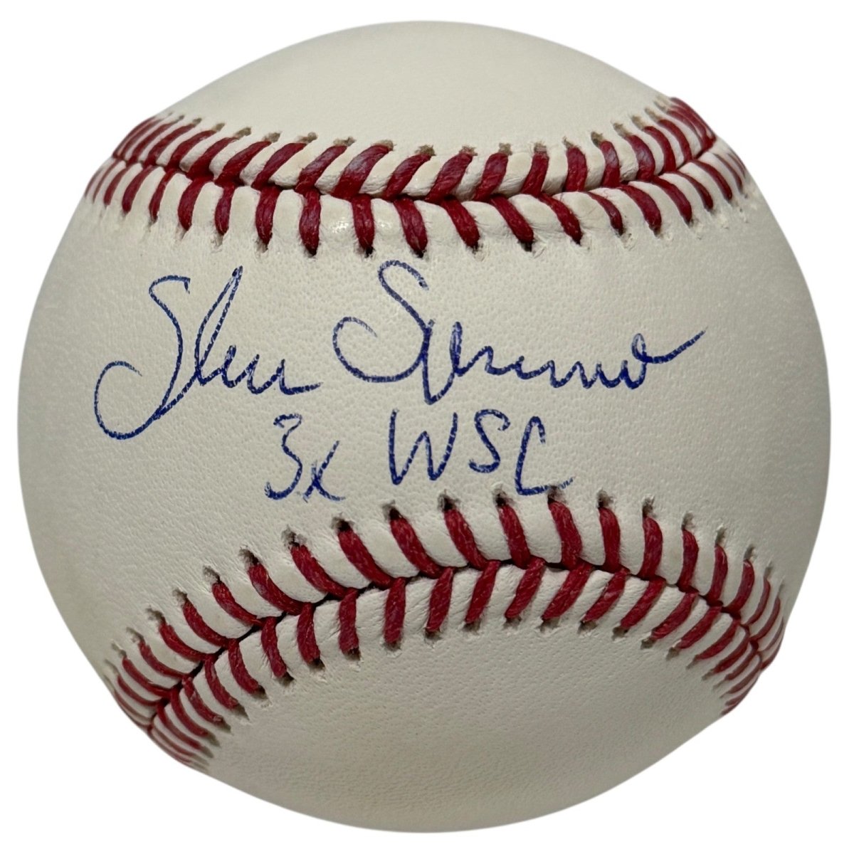 Shane Spencer Signed Autographed ROMLB Baseball w/ 3x WSC JSA WITNESS COA