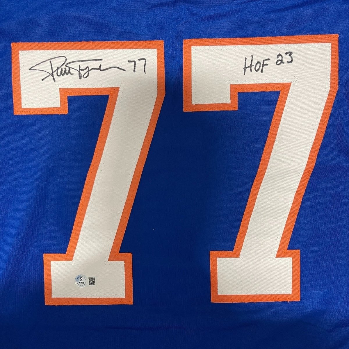 Pierre Turgeon Signed NY Islanders Custom Jersey w/ HOF 23 Beckett Wit BAS COA