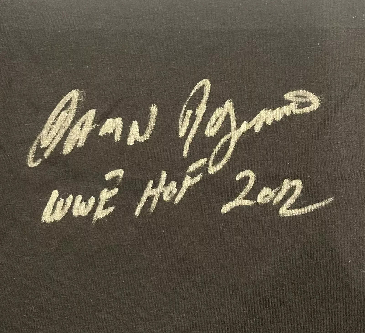 Ron Simmons Signed Auto Damn Custom T-Shirt WWE HOF 2012 Ins Beckett WIT BAS COA