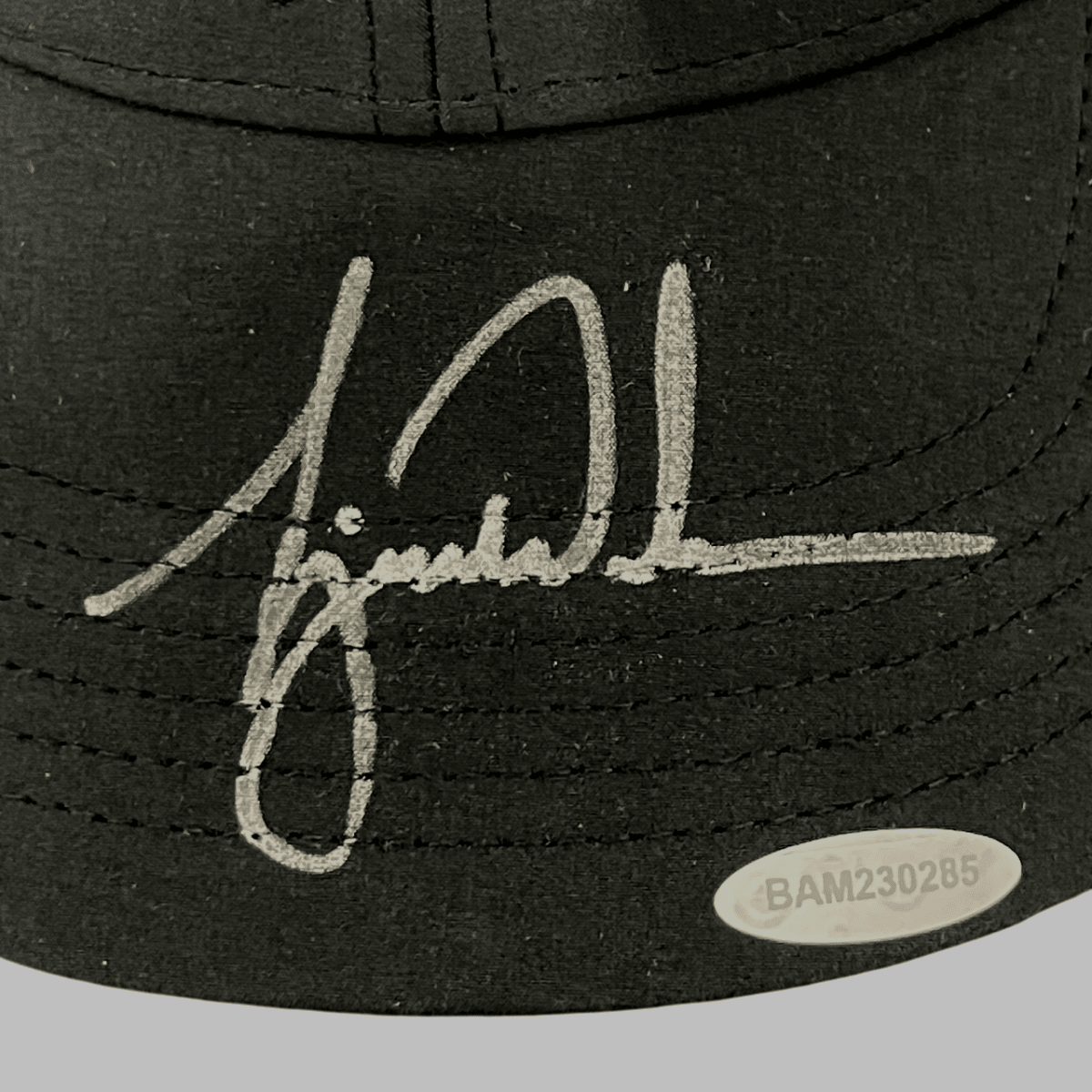 Tiger Woods Signed Autographed Nike AeroBill Black Hat Upper Deck UDA COA Golf