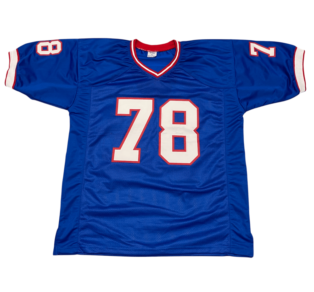 Bruce Smith Signed Buffalo Bills Custom Jersey Beckett Witness BAS COA
