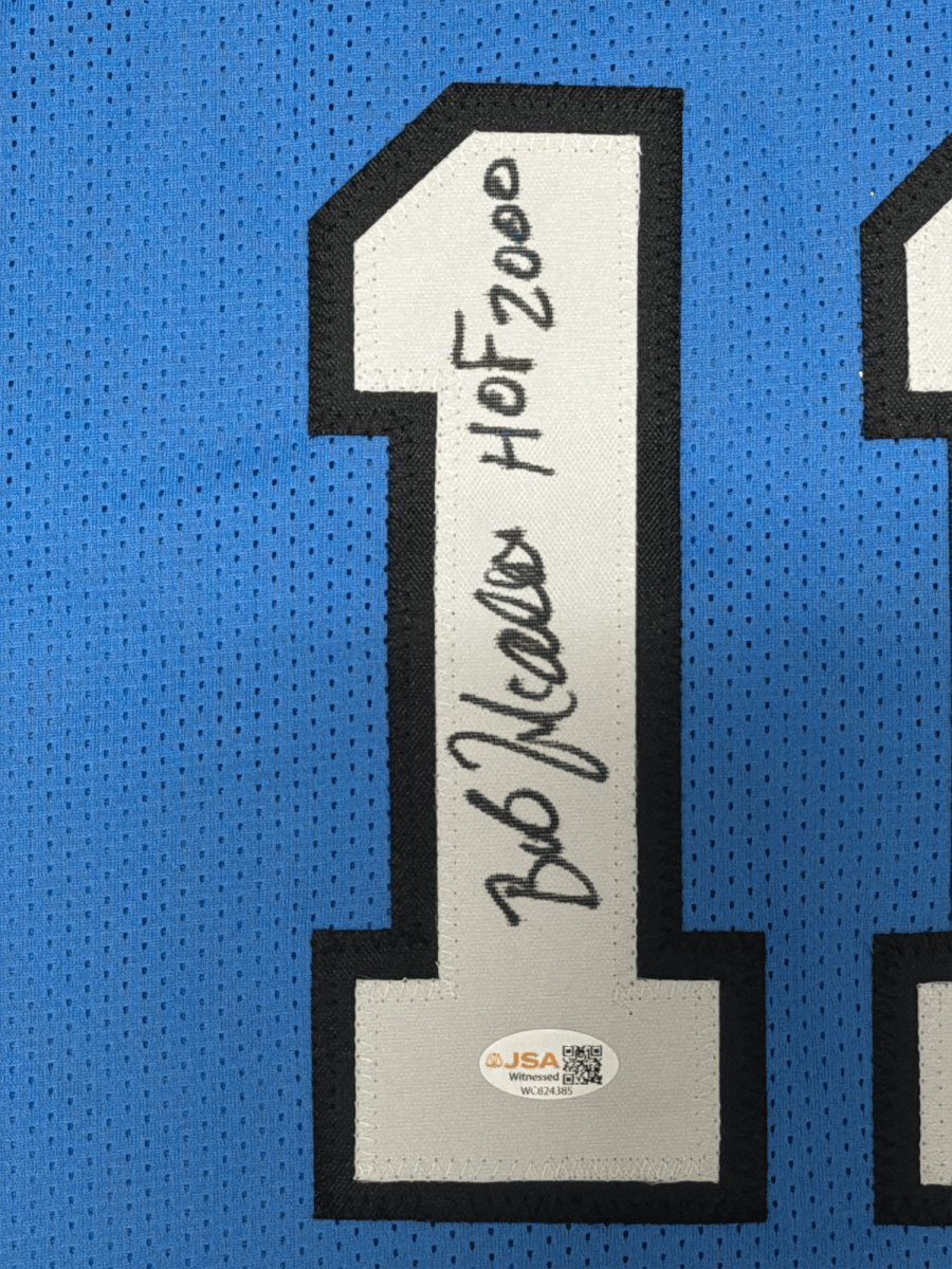 Bob McAdoo Signed Buffalo Braves Custom Jersey w/ HOF 2000 JSA Witness COA