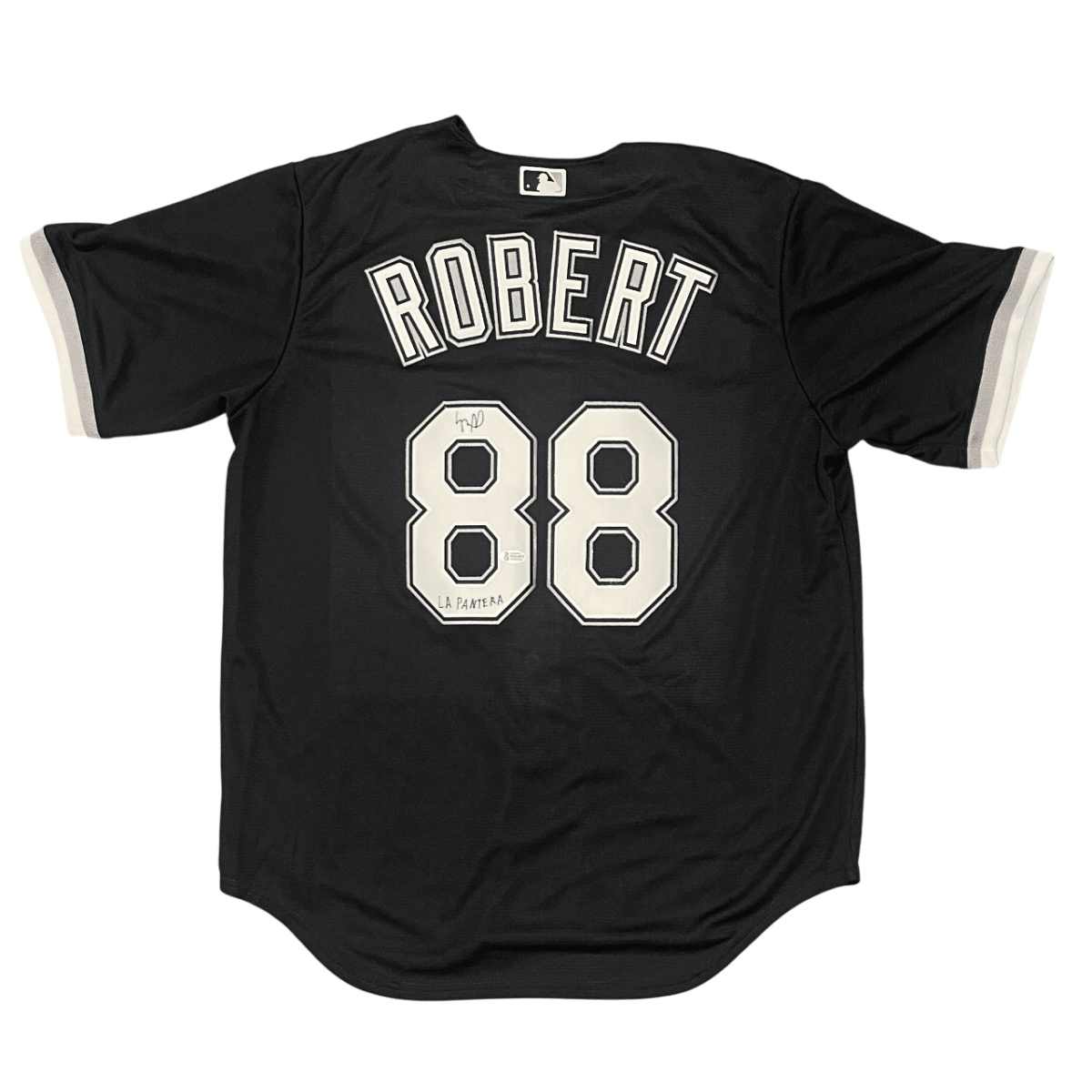 Luis Robert Signed White Sox Nike Jersey w/ LA PANTERA Beckett Witness BAS COA