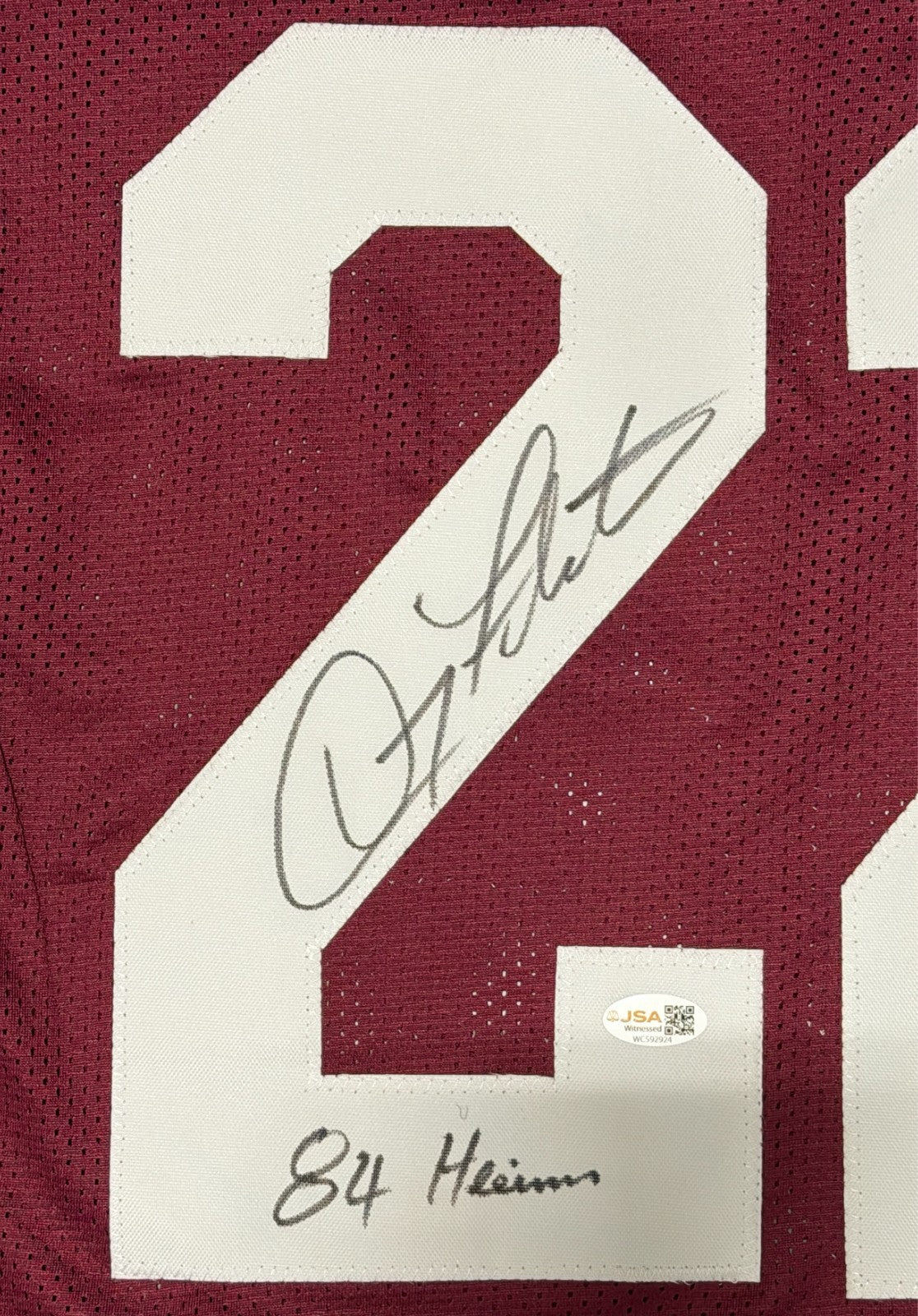 Doug Flutie Signed Boston College Custom Jersey w/ 84 Heisman JSA Witness COA