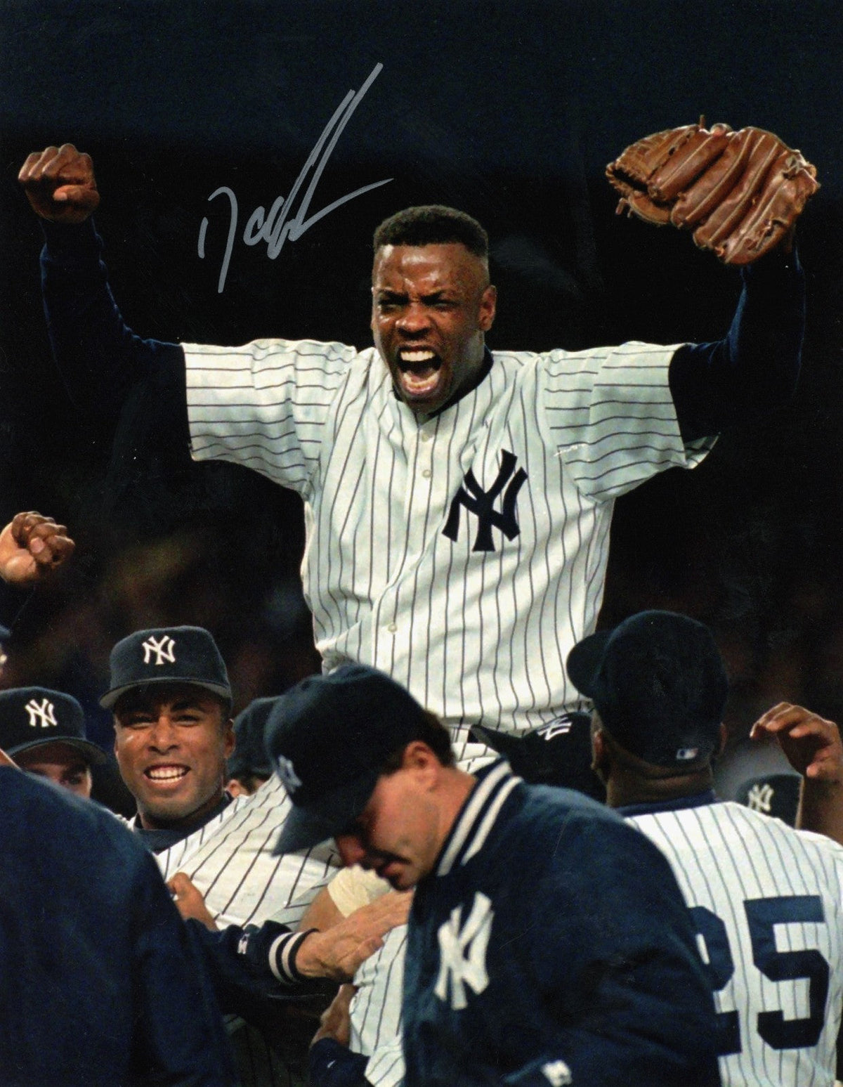 Dwight Doc Gooden Signed Autographed New York Yankees 8x10 LSCM COA #6