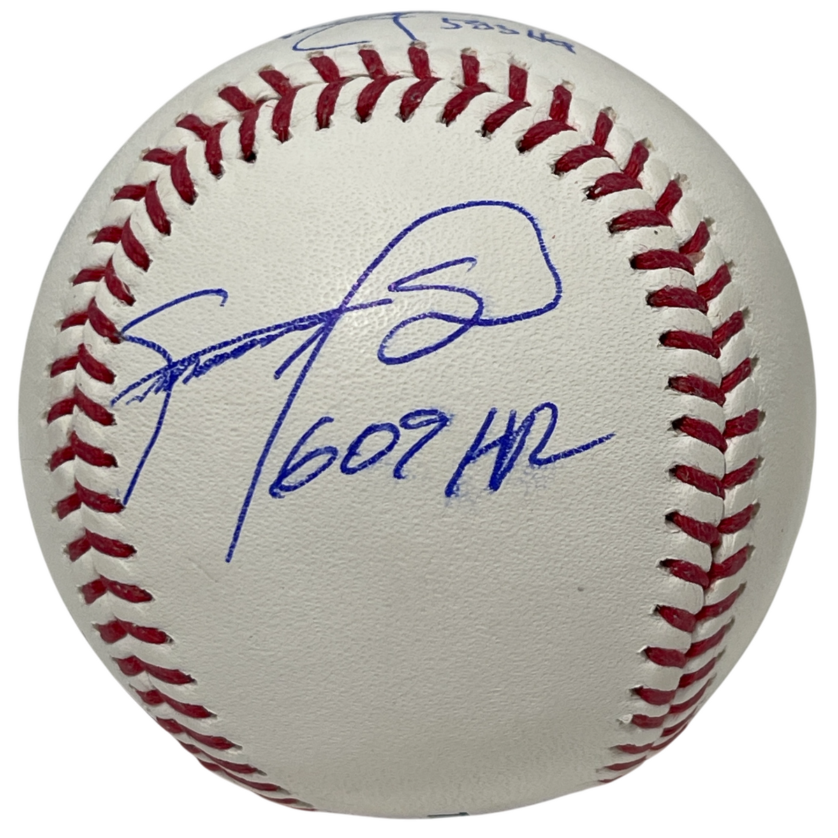 Sammy Sosa &amp; Mark McGwire Dual Signed ROMLB Baseball w/ HR Ins Beckett W BAS COA