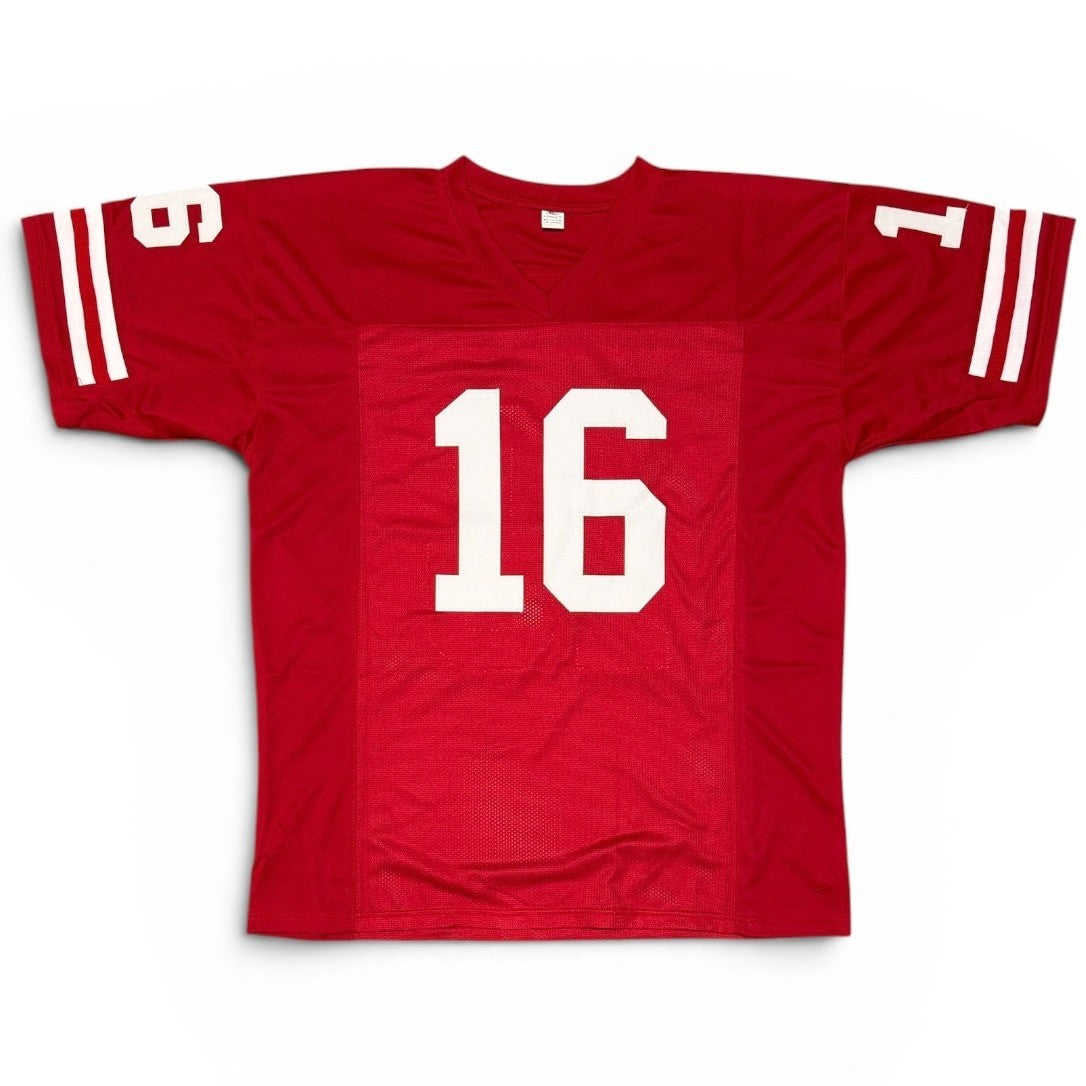 Joe Montana Signed Autographed San Francisco 49ers Custom Jersey JSA COA