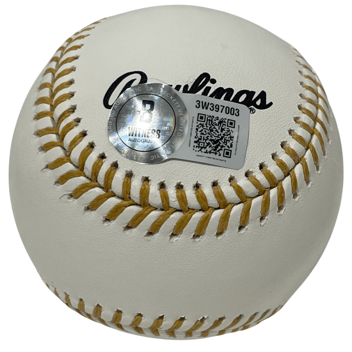Adrian Beltre Signed Gold Glove Logo ROMLB Baseball Beckett WITNESS BAS COA