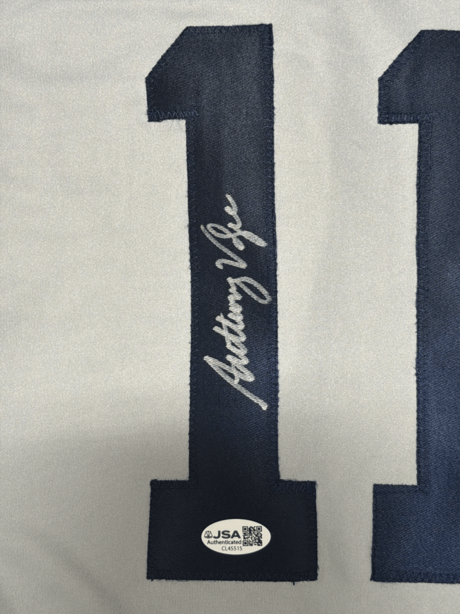 Anthony Volpe Signed Full Signature New York Yankees Custom Jersey JSA COA