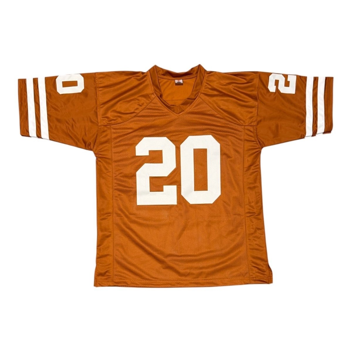 Earl Campbell Signed Texas Longhorns Custom Jersey w/ HT 77 JSA Witness COA