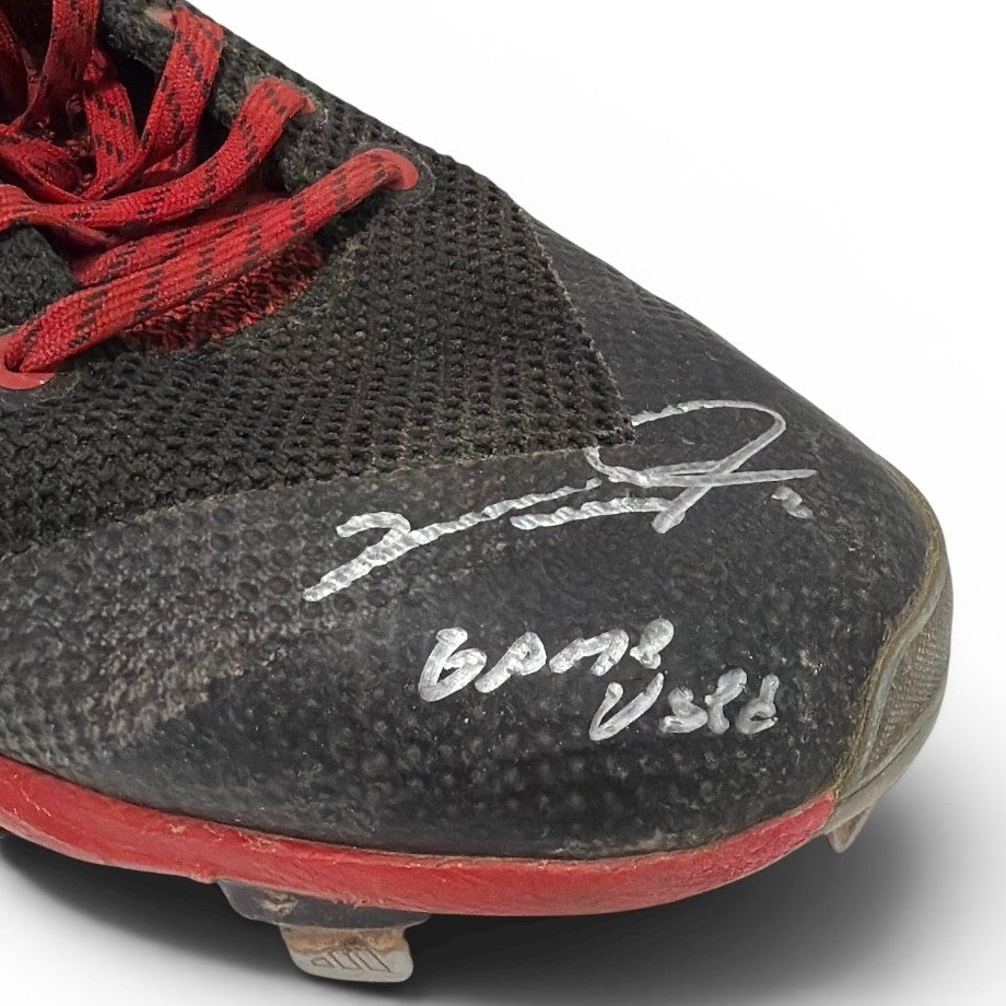 Victor Robles Signed Game Used Adidas Baseball Cleats (PAIR) ONYX COA Nationals