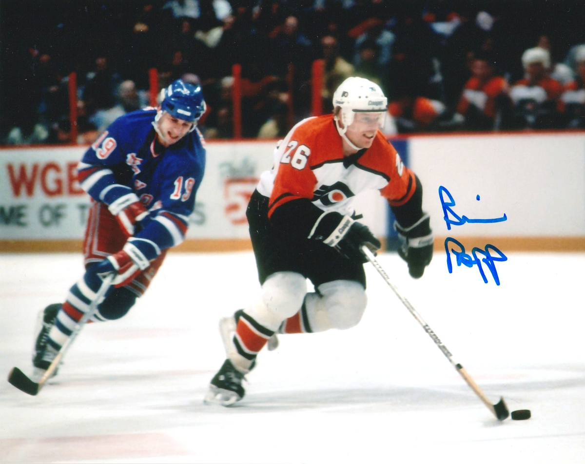 Brian Propp Signed Autographed Philadelphia Flyers 8x10 Photo LSCM COA #1