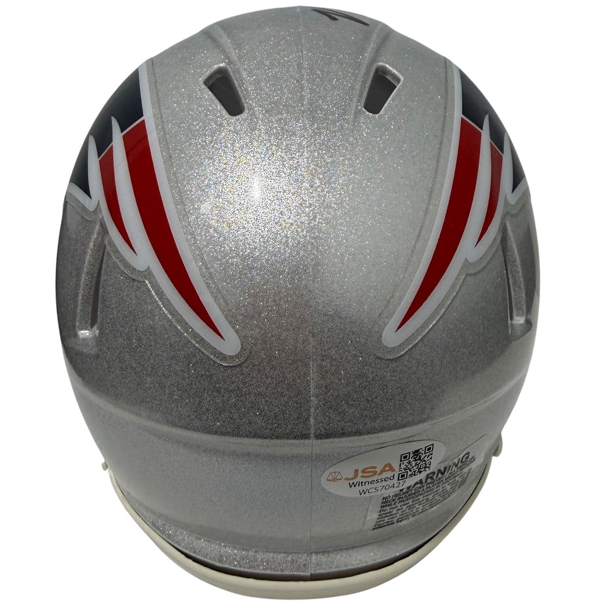 Malcolm Butler Signed New England Patriots Speed Mini Helmet JSA Witness COA