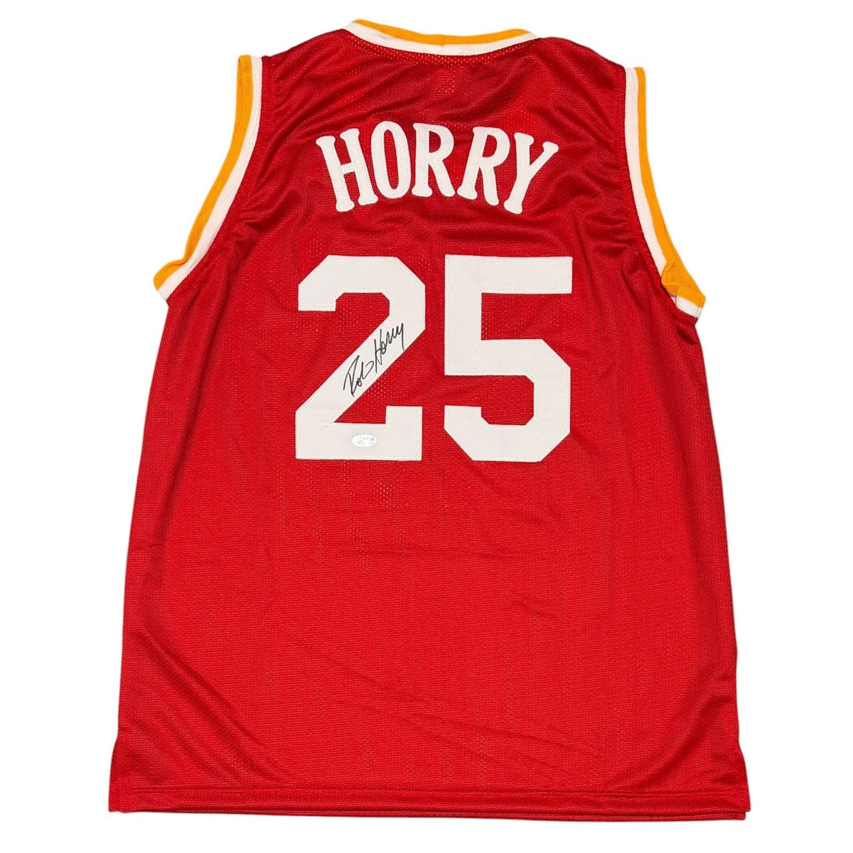 Robert Horry Signed Houston Rockets Custom Jersey JSA Witness COA