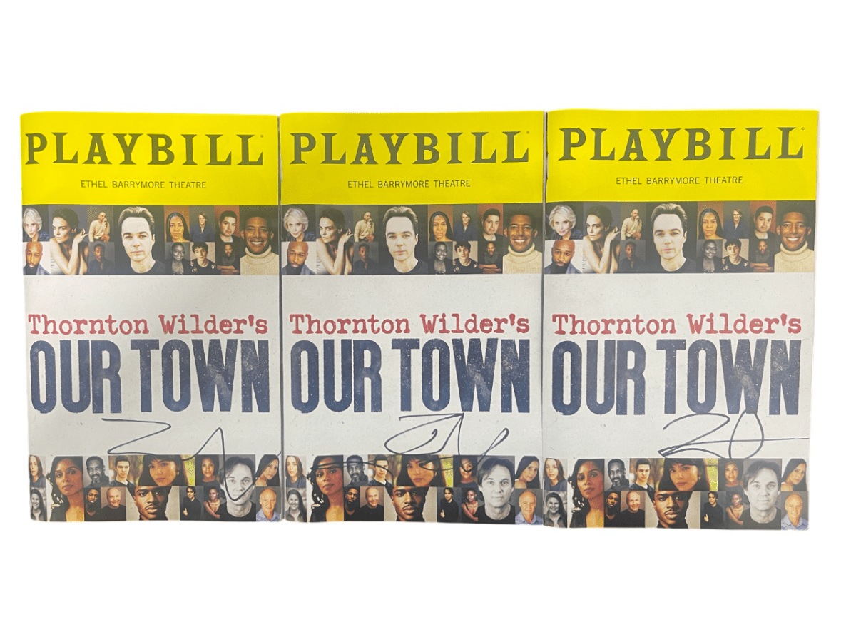 Zoey Deutch Signed Autographed Thornton Wilder's Our Town Playbill LSCM COA