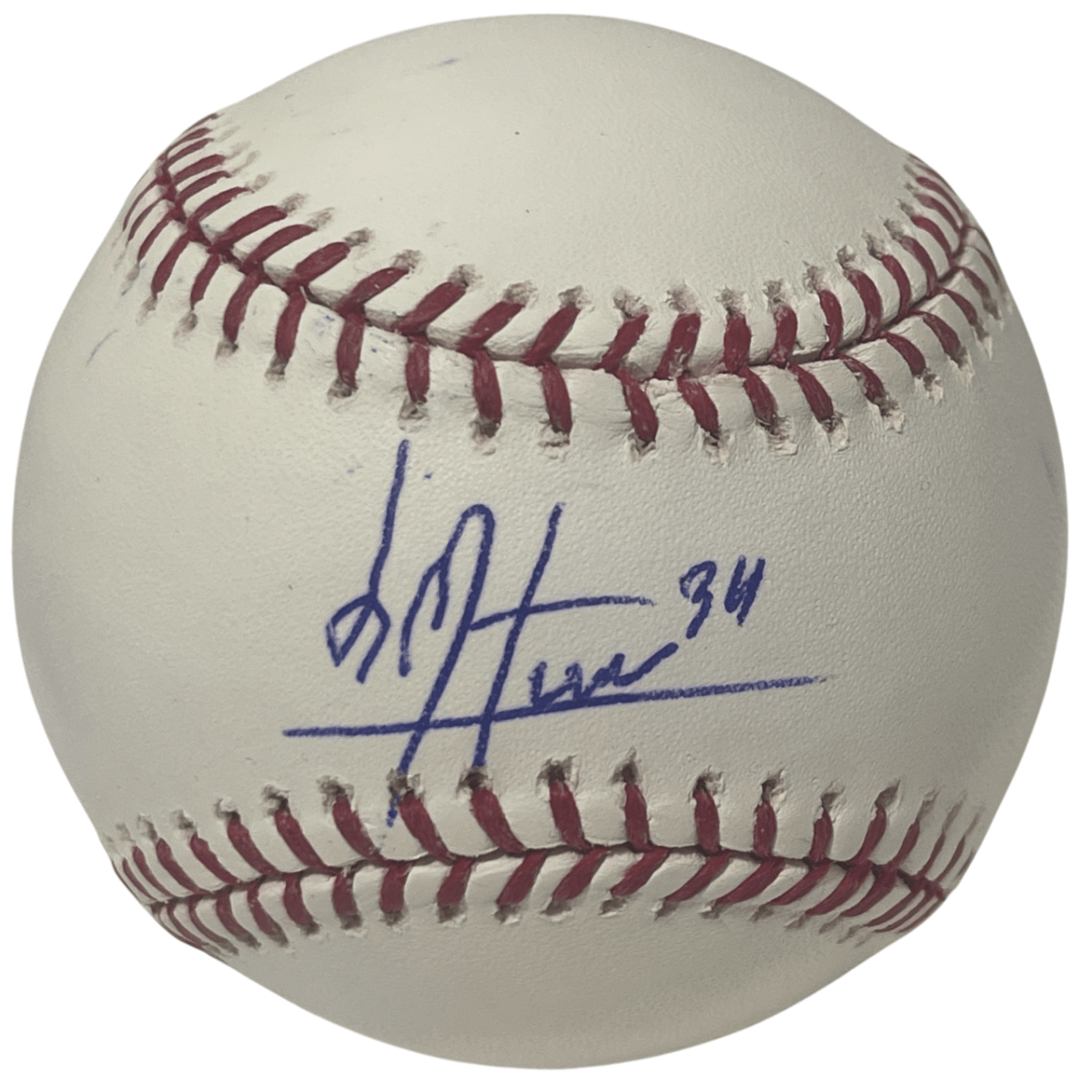 Luis Mateo Signed Autographed ROMLB Baseball New York Mets LSCM COA