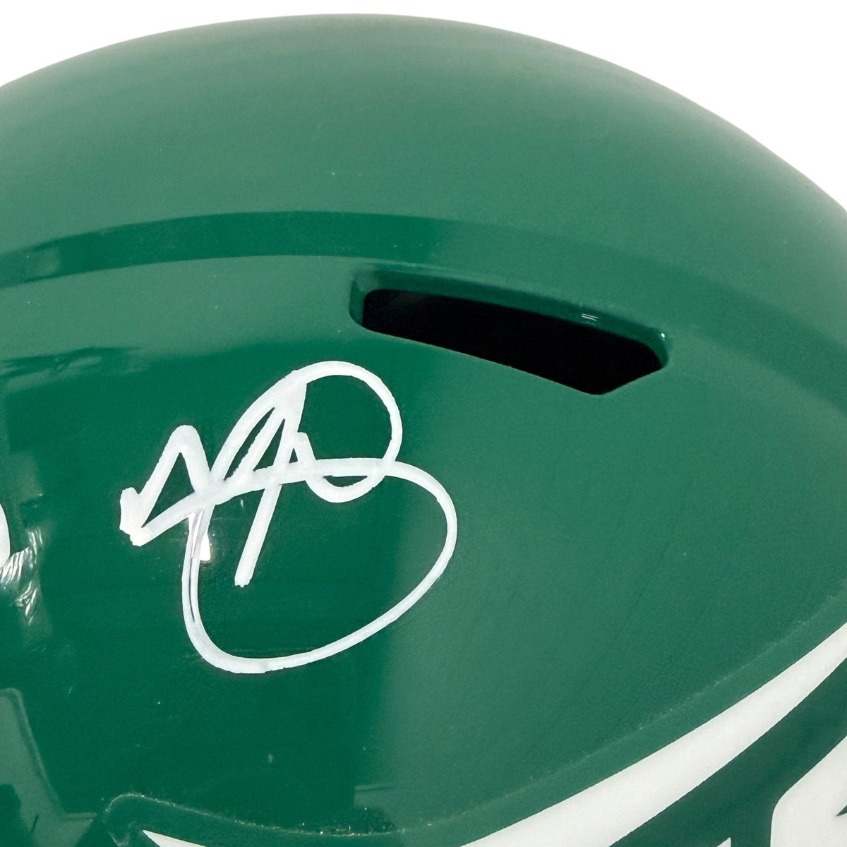 Minkah Fitzpatrick Signed Jets TB FS Full Size Helmet w/ Gang Green JSA W COA